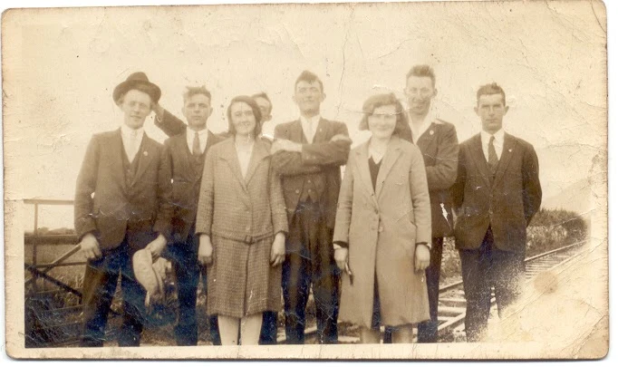 Old group photograph from the family archive